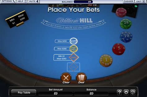  william hill casino poker
